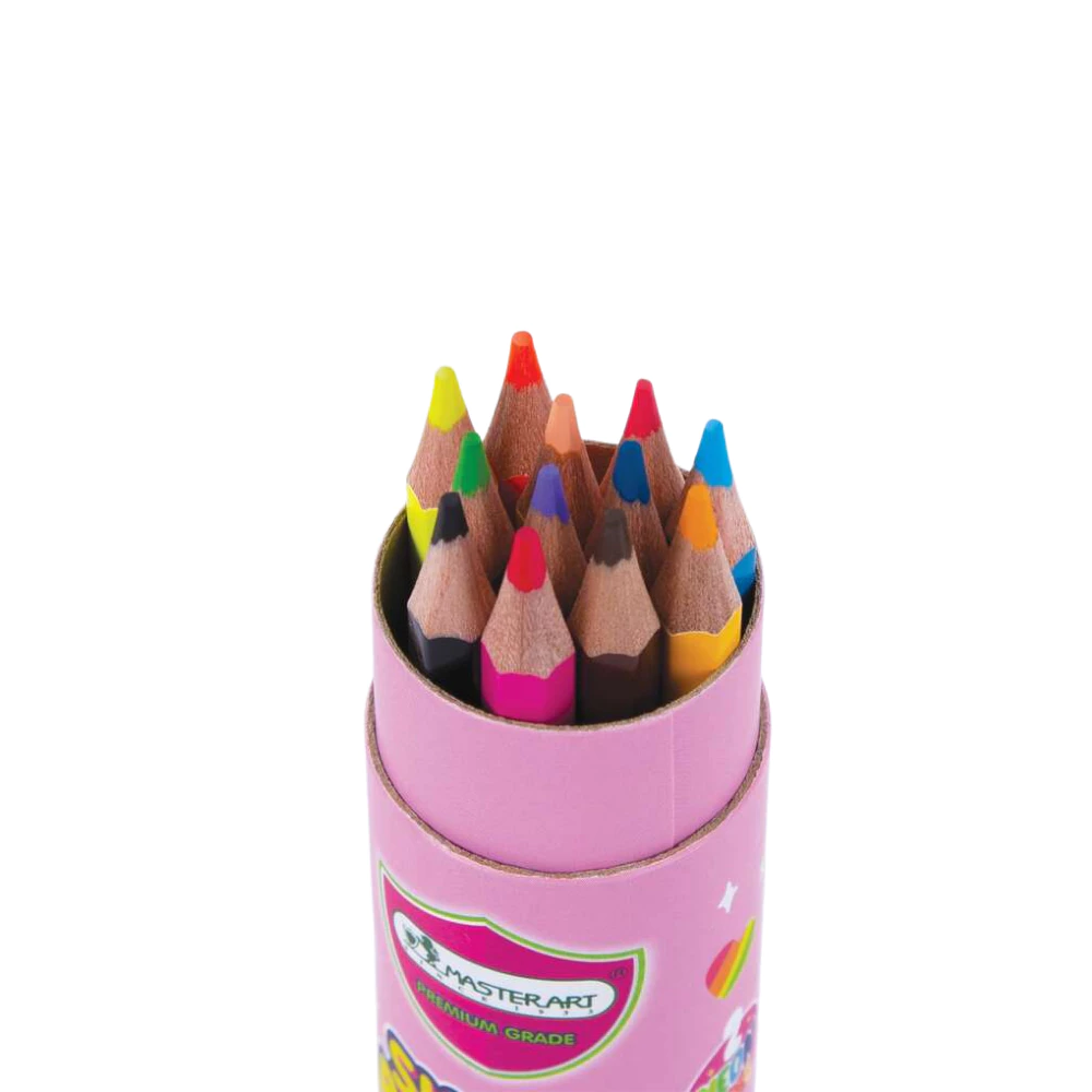 สีไม้แคร์แบร์ MASTER ART รุ่นซุปเปอร์ไบรท์ 12 สี (คละลาย)_2